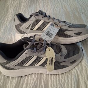 New adidas Eclyptix 2000 Gray & White Men's Shoes Size 12